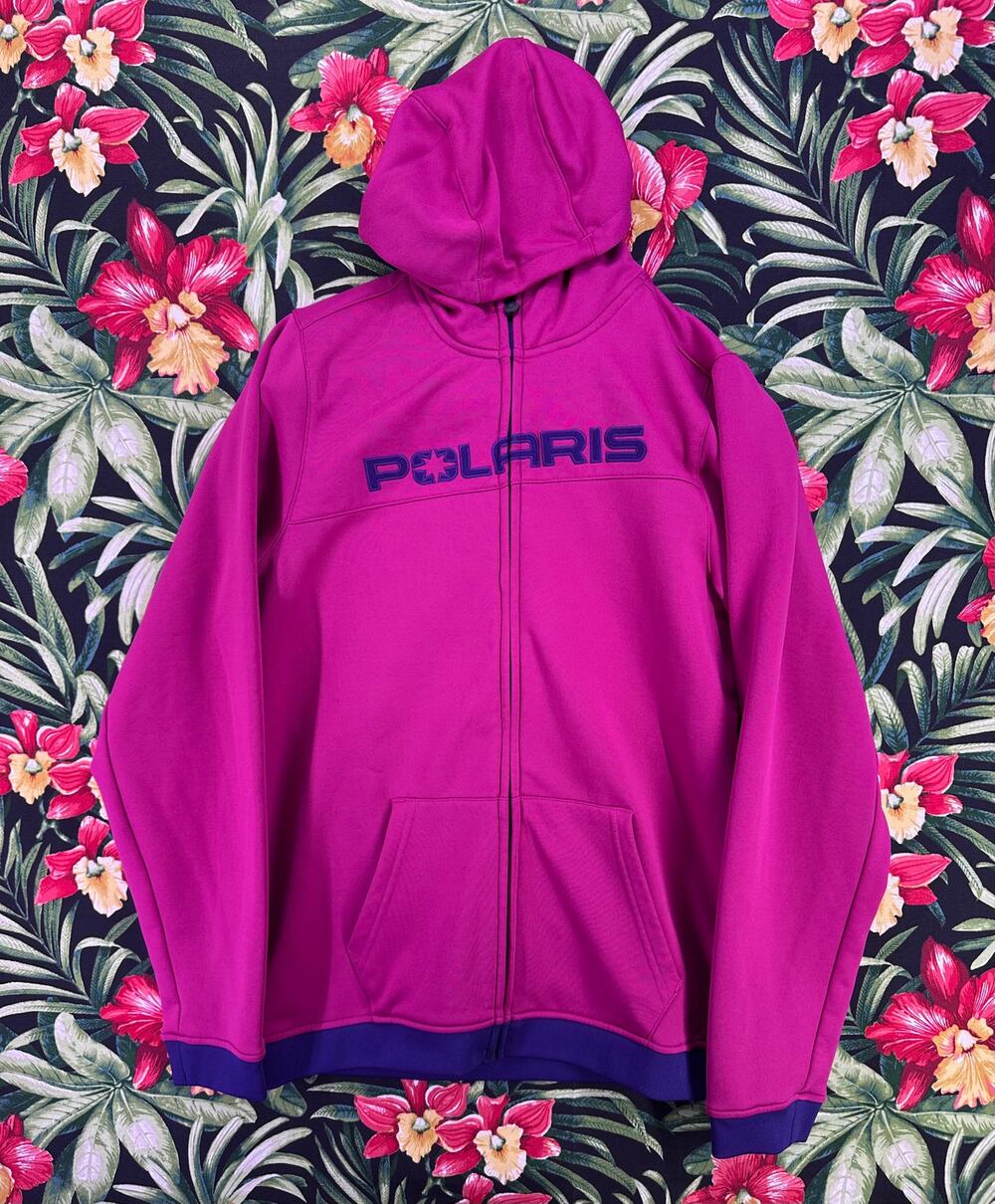 Polaris Fuschia Purple Women's Tech Full-Zip Hoodie Size XL